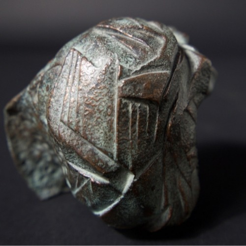 Martin Lunyszyn - Werk Zwiespalt aus Bronze